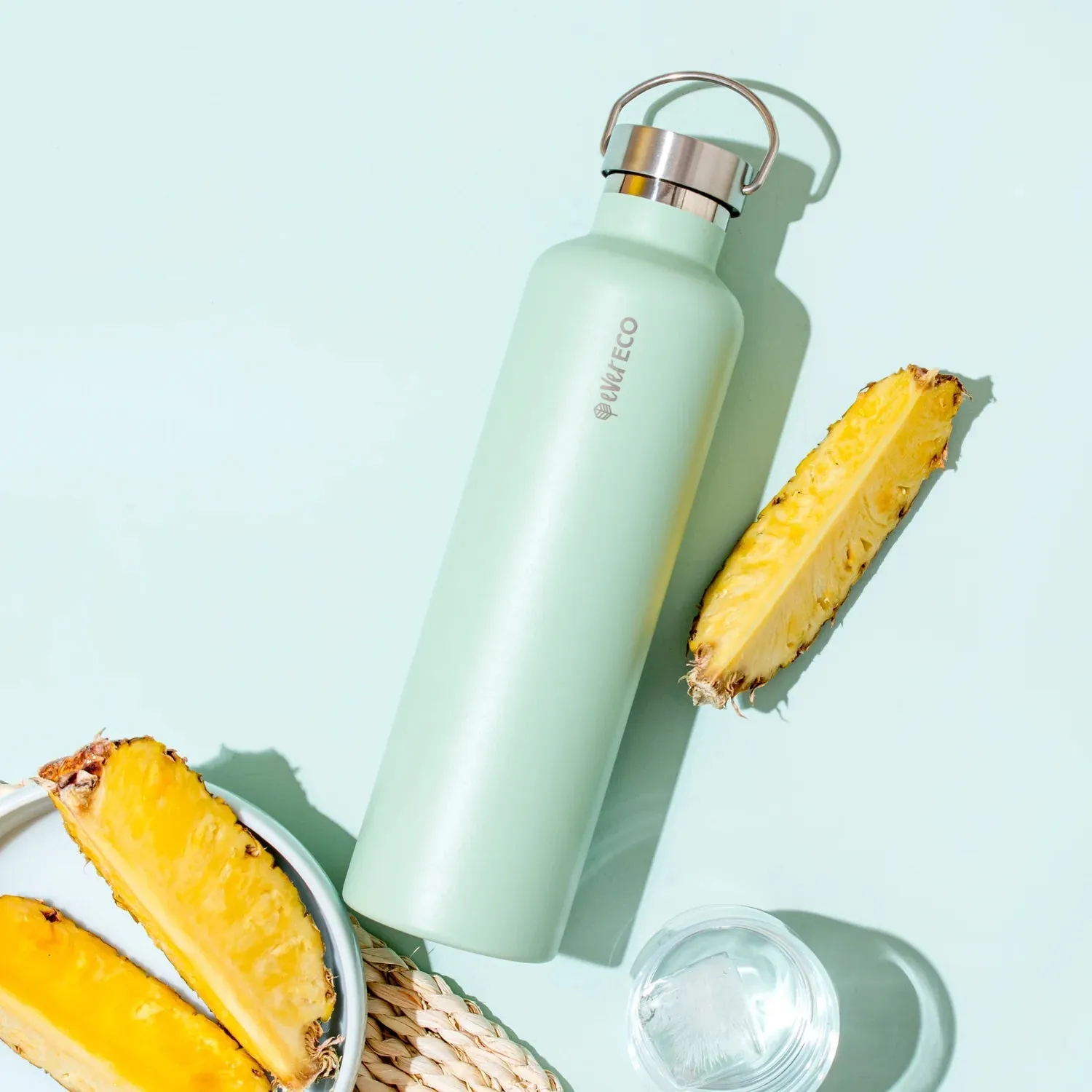 1L Insulated Stainless Steel Bottle - Sage