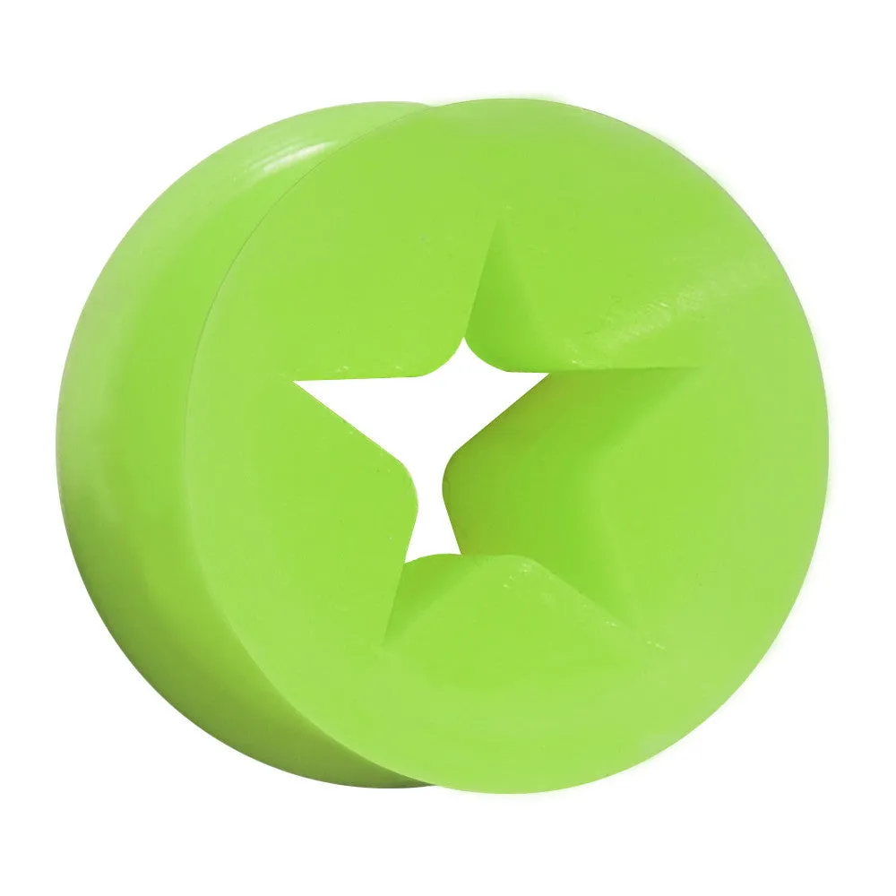 2 Gauge Green Star Silicone Flexible Tunnel