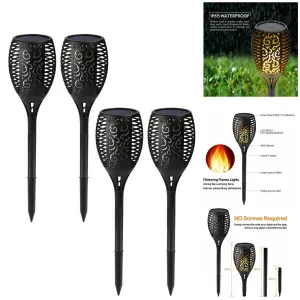 2x Solar Dancing Flame Lights