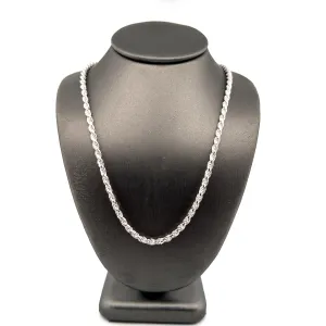 3MM Sterling Rope Chain 22inches
