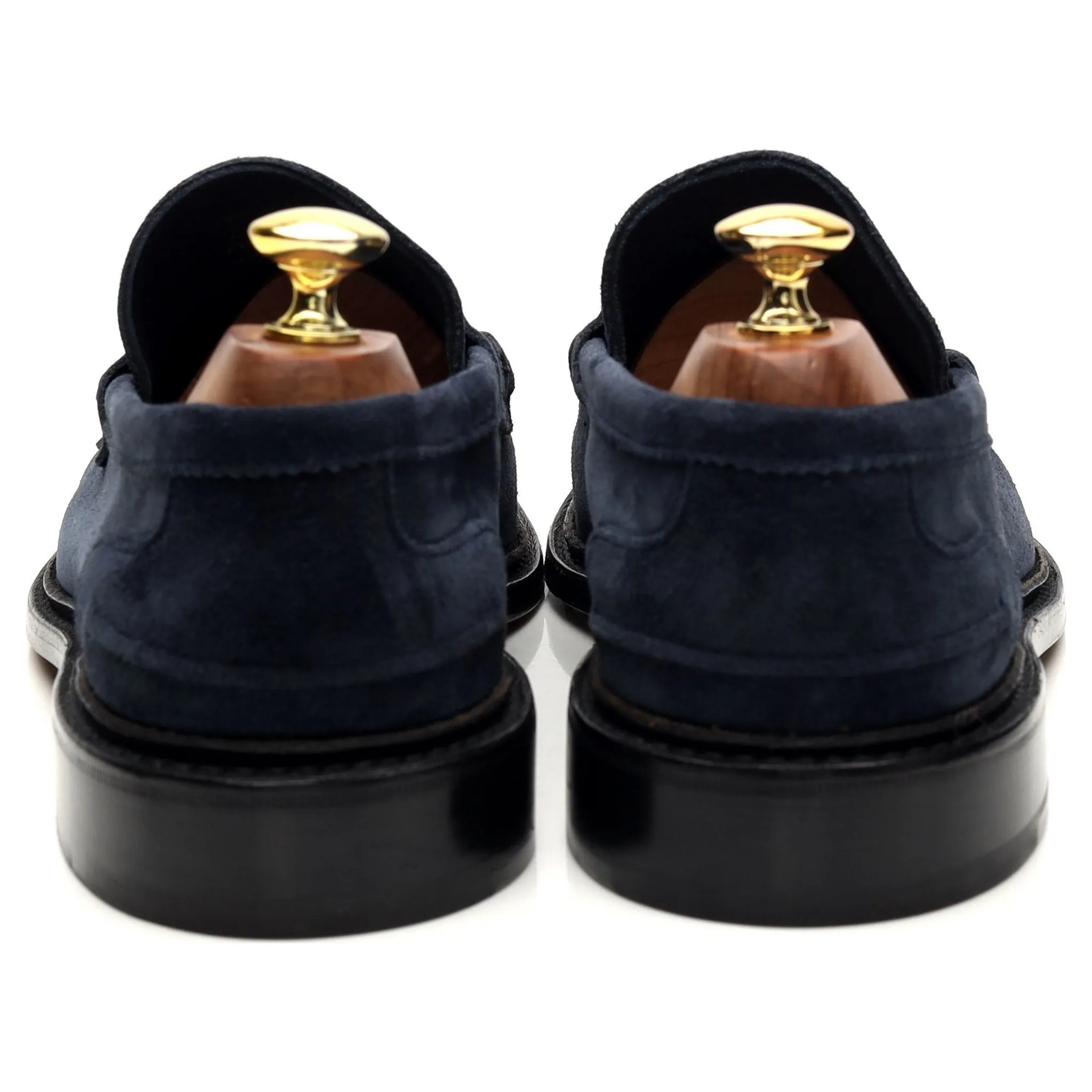 'Adam' Navy Blue Suede Loafer UK 8.5