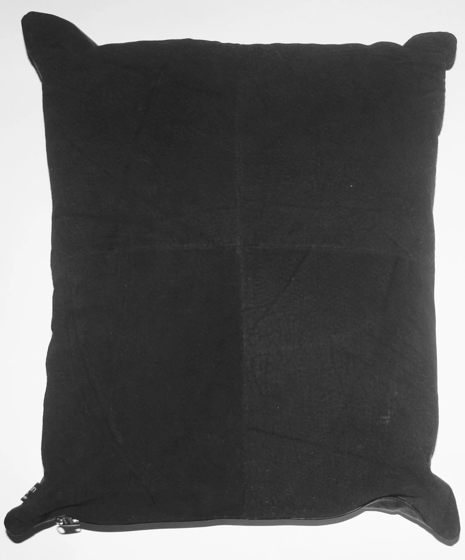 African Leopard Leather Pillow Original Art