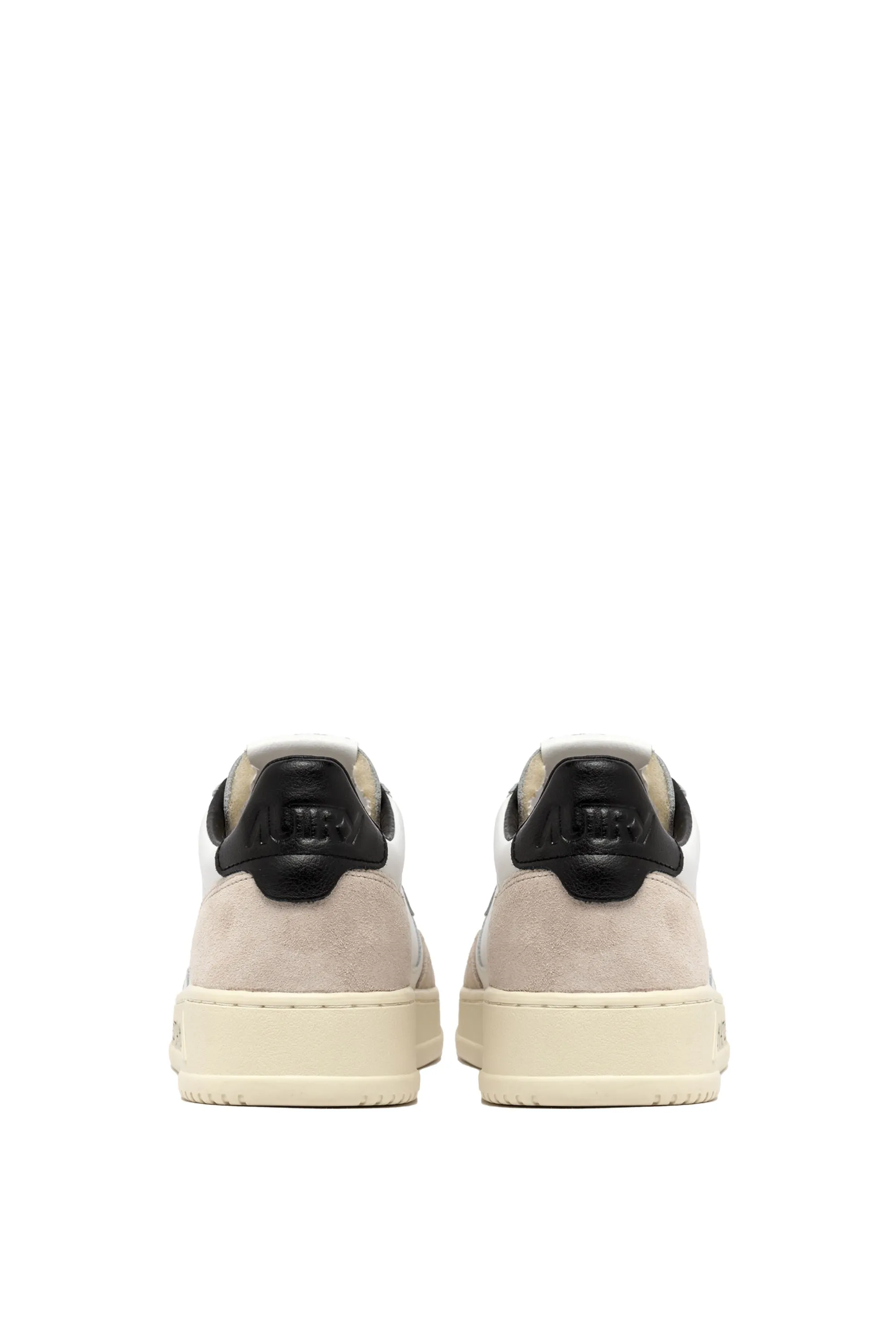 Autry Sneakers Medalist Low Man Match Suede Bianco Uomo