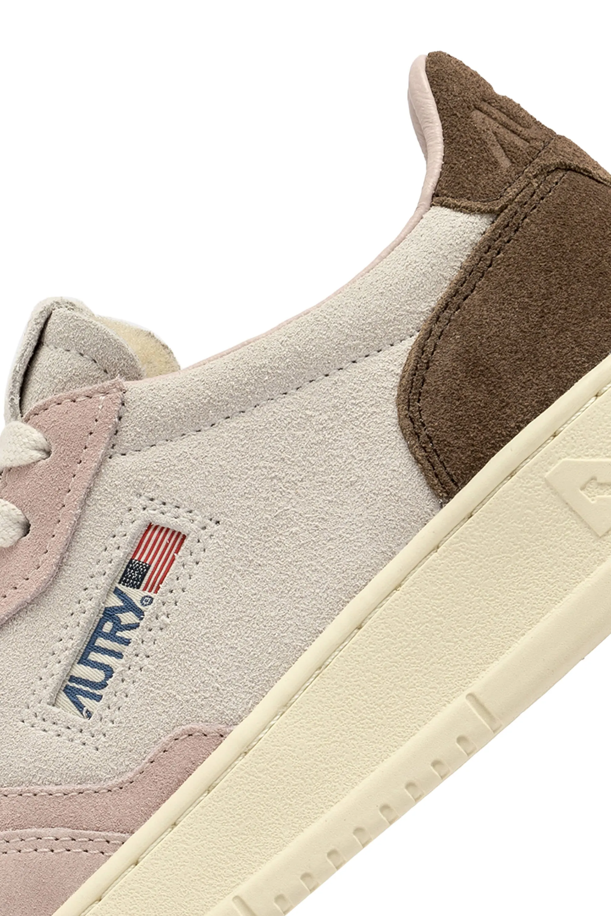 Autry Sneakers Medalist Low Wom Tric Suede Beige Donna