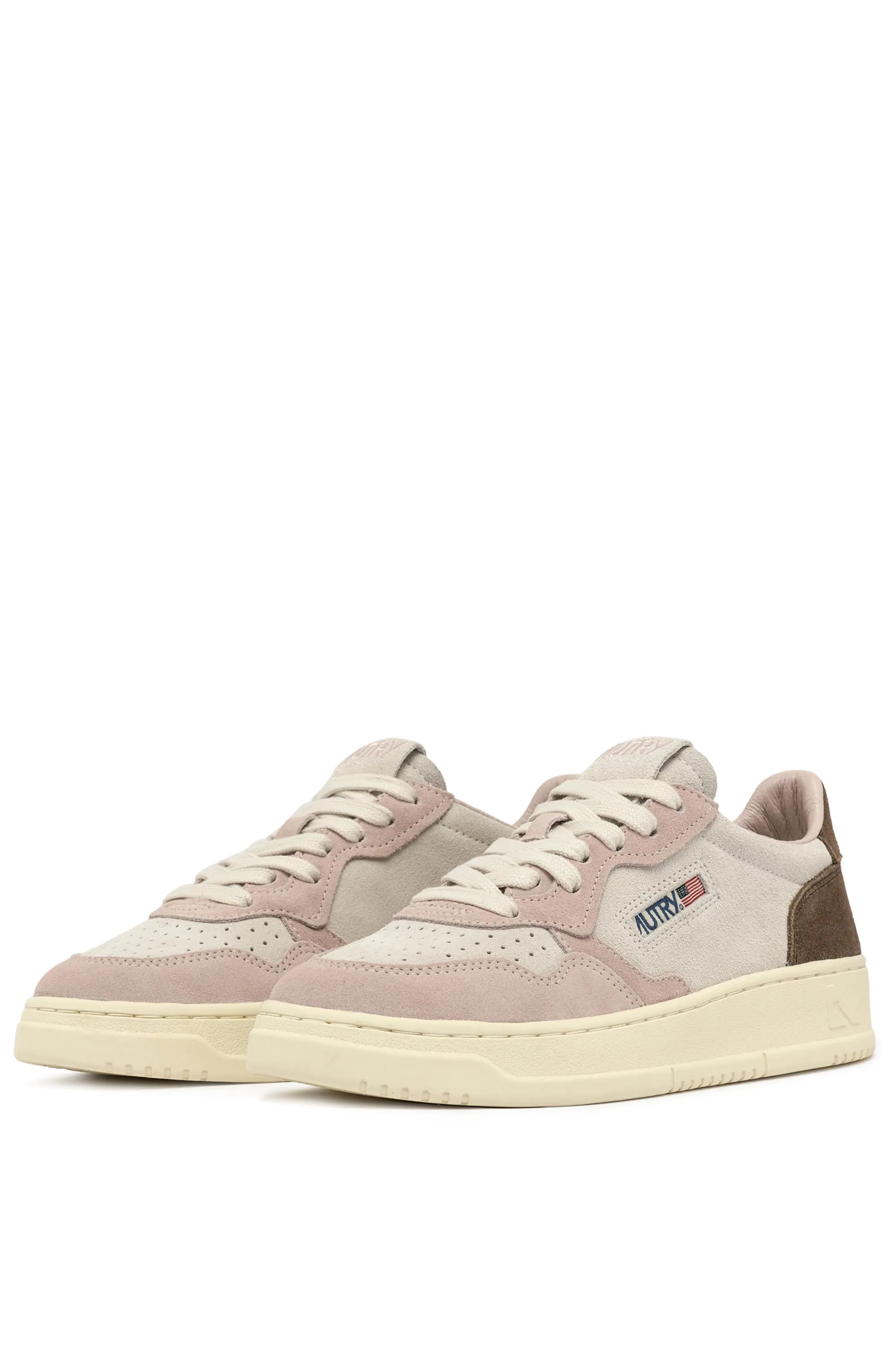Autry Sneakers Medalist Low Wom Tric Suede Beige Donna