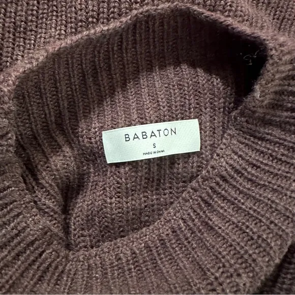 Babaton Brown Sweater Vest with Shoulder Pads