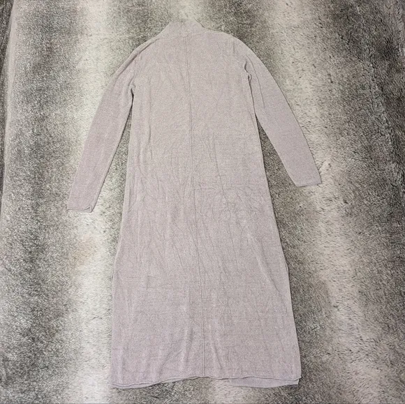 Barefoot Dreams Cozy Chic Ultra Lite Duster Cardigan Taupe Women's Medium