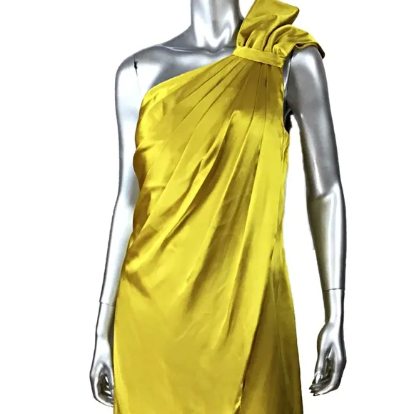 Bari Jay Satin One Shoulder Dress 16