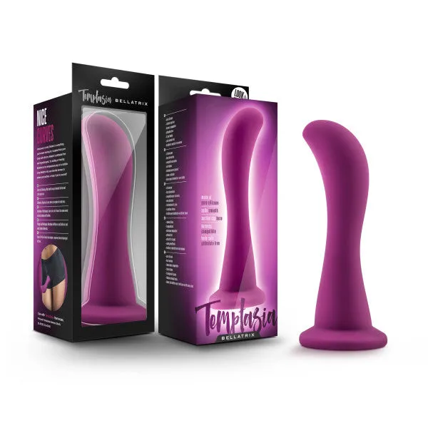 Bellatrix 6.25 Inch Purple Silicone G-Spot Dildo