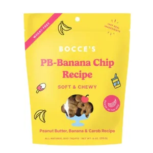 Bocce's Bakery Dog Soft & Chewy PB-Banana Chip 6oz