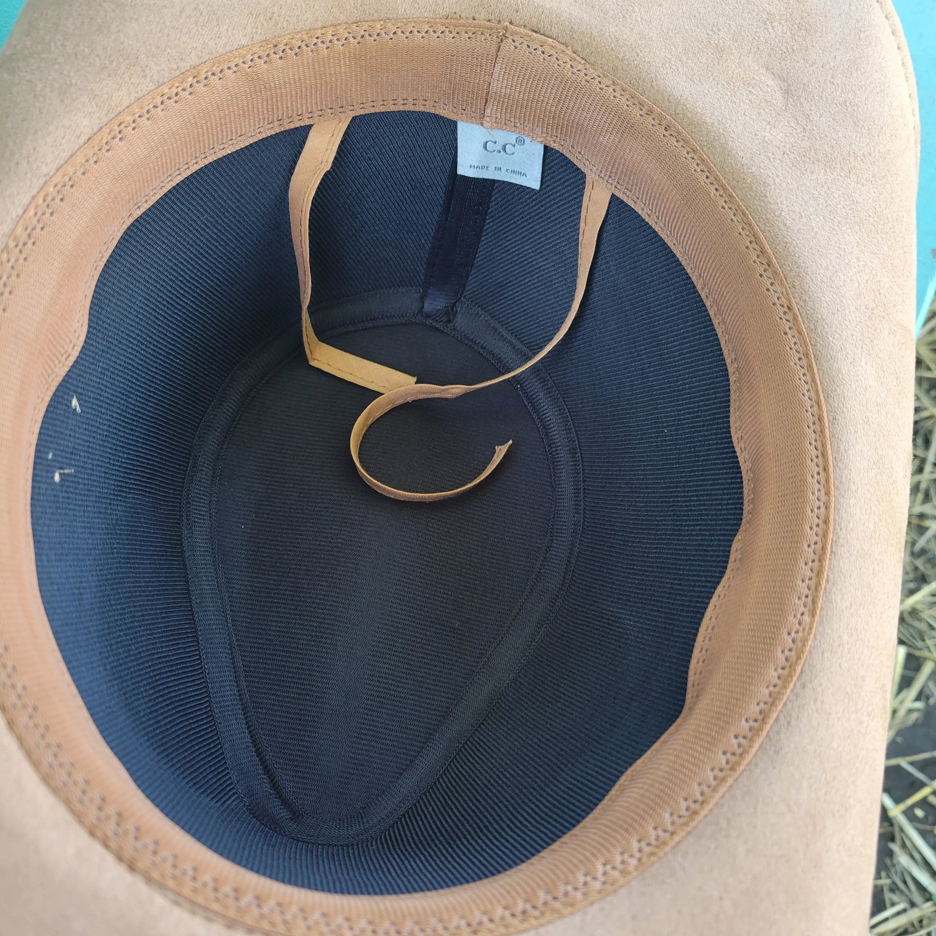 Bozeman Vegan Suede Cowboy Hat - Dk. Camel