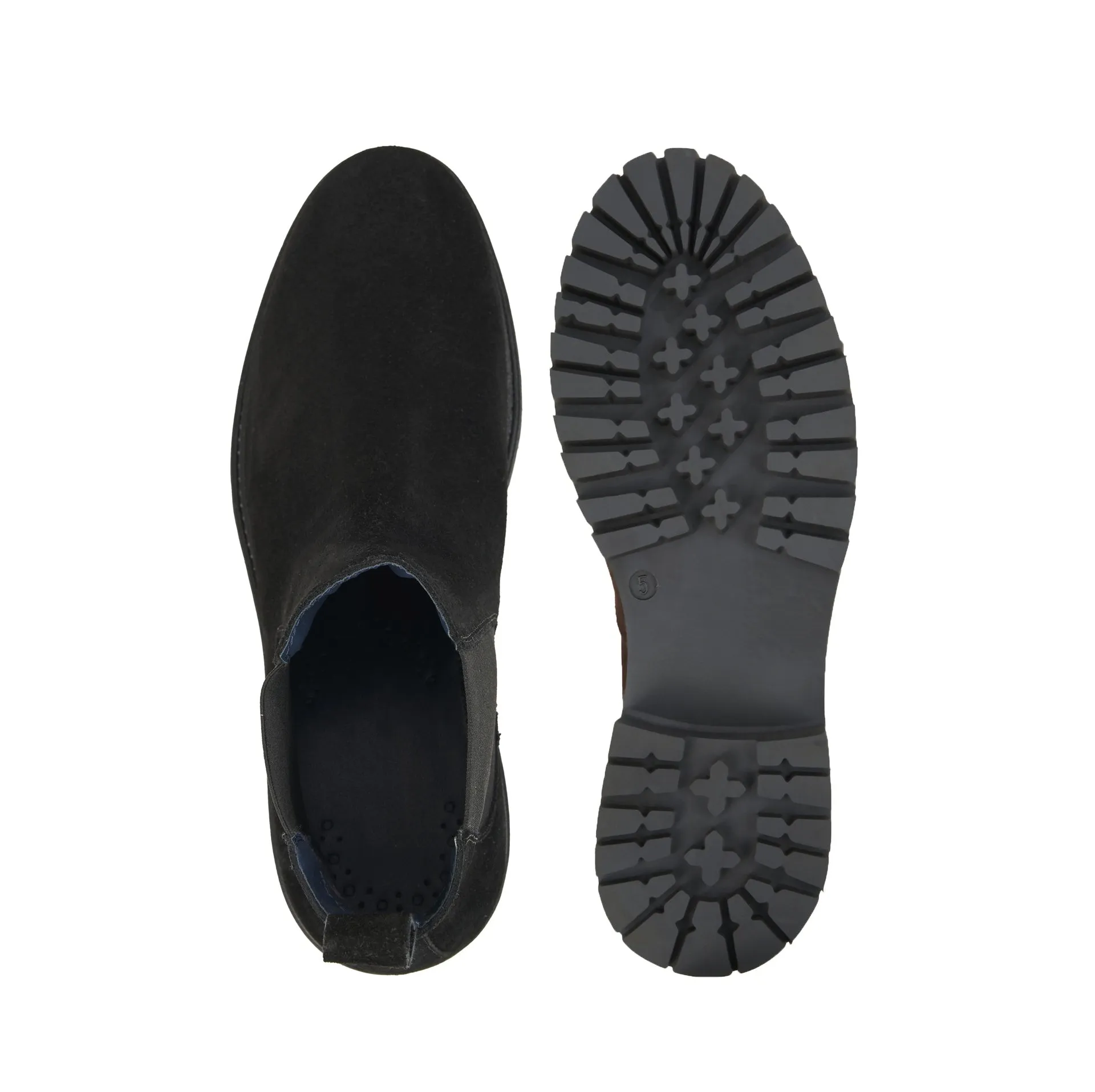 BRAY BLACK SUEDE CHELSEA BOOT