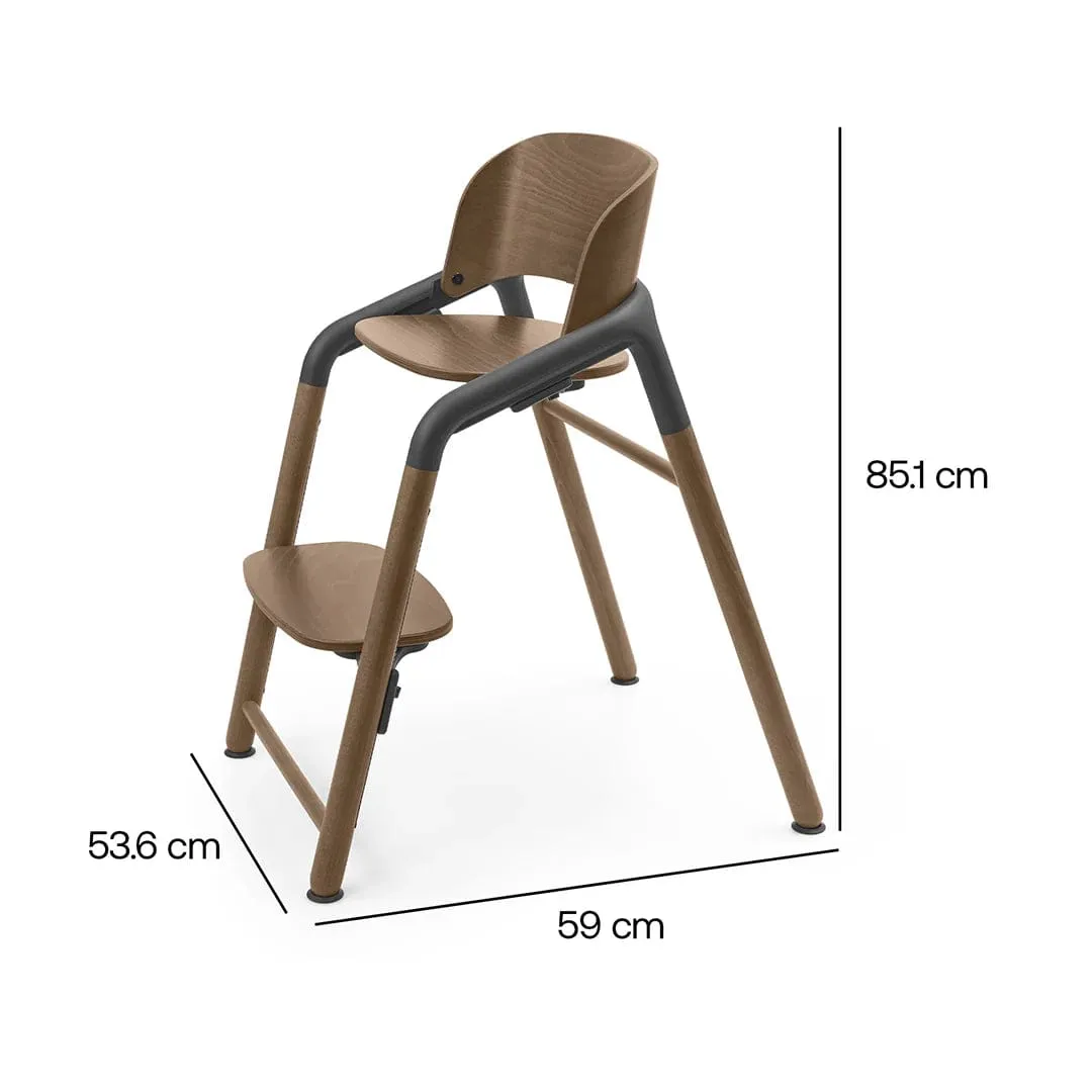 Bugaboo Giraffe Highchair - Warm Wood/Grey