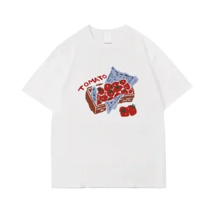 🍅Chic Oil Painting Tomatoes T-Shirt