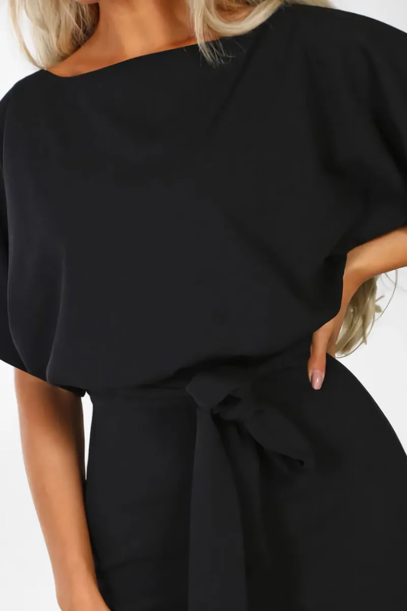 Chic Short-Sleeved Wide-Leg Jumpsuit