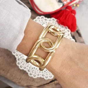 Chunky Chain Bracelet with hinge