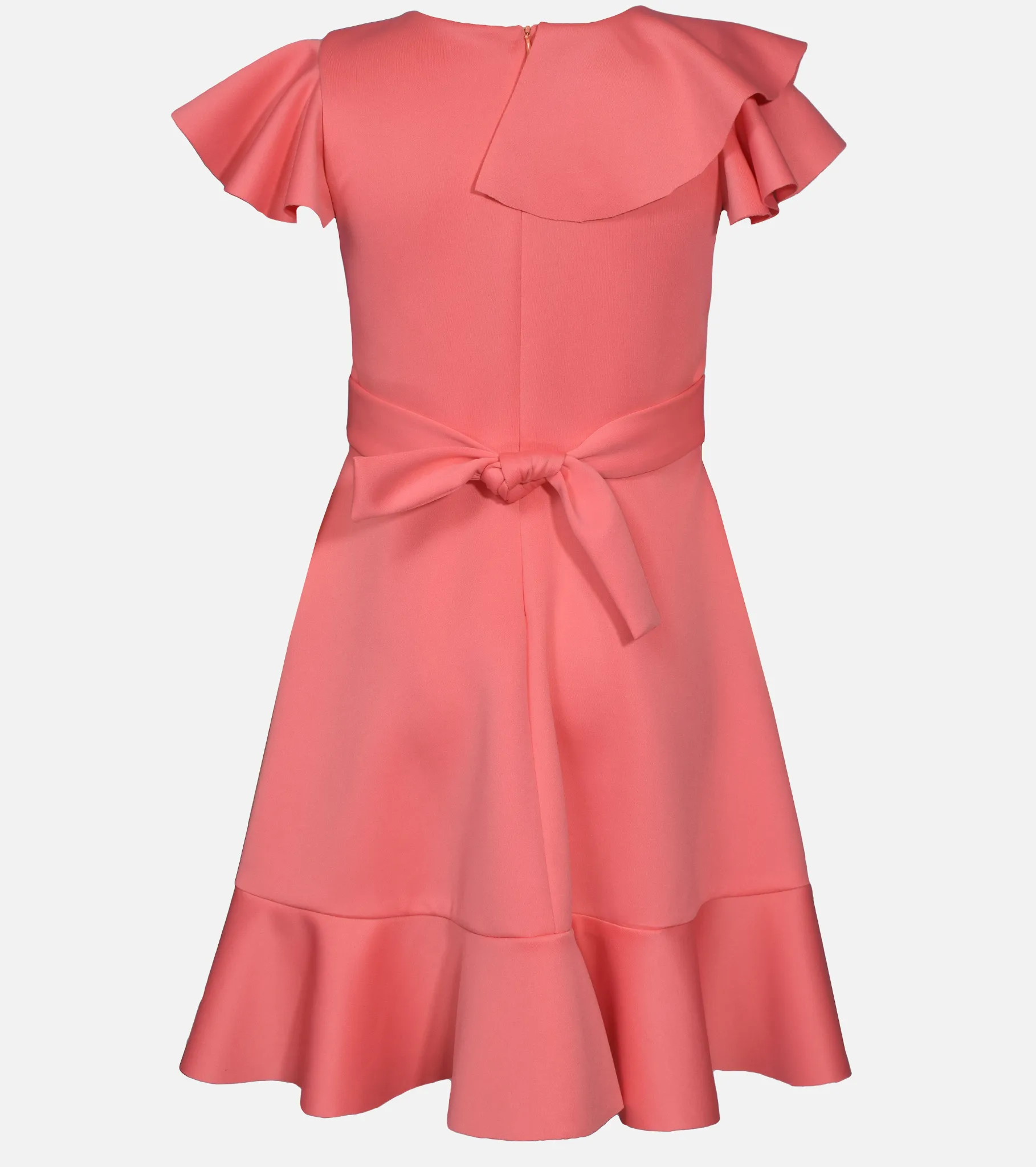 Clementine Side Ruffle Skater Dress