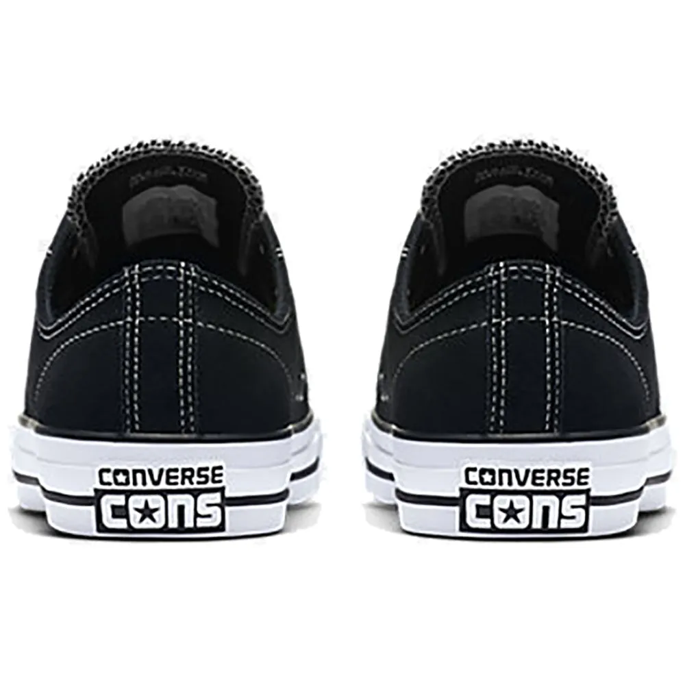 Converse CONS CTAS Pro Ox Shoes Black/Black/White Suede