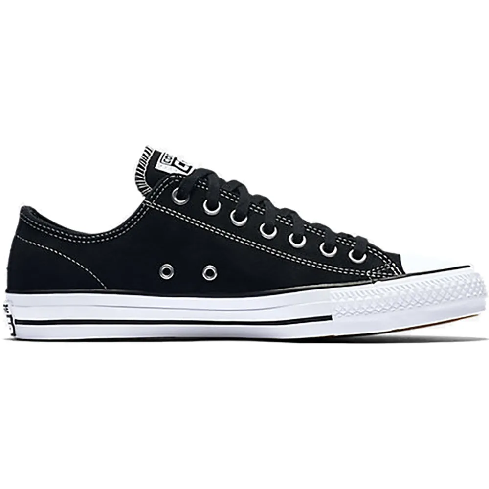 Converse CONS CTAS Pro Ox Shoes Black/Black/White Suede