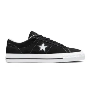 CONVERSE ONE STAR PRO LOW SUEDE - BLACK/WHITE
