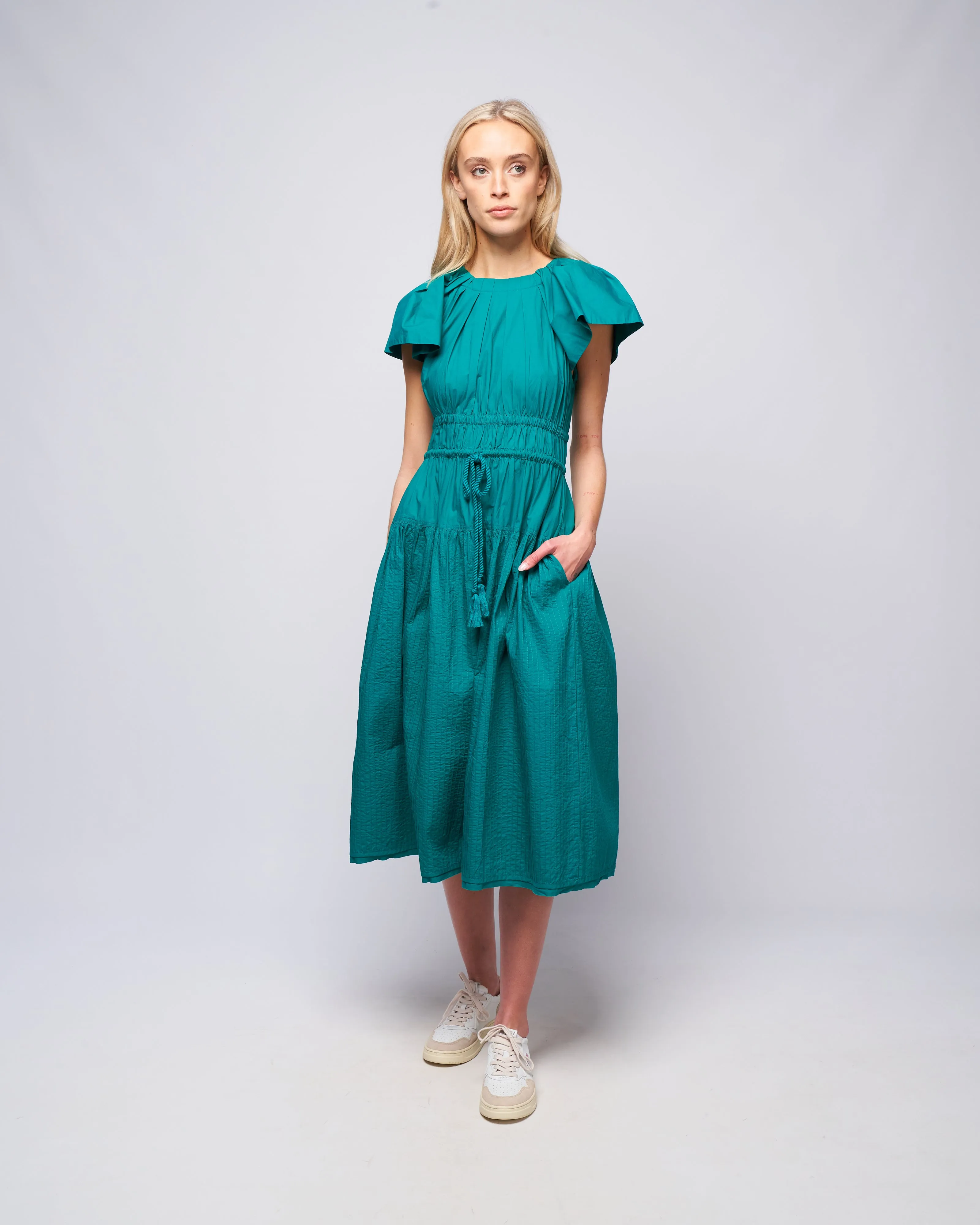 darlene dress - verdigris
