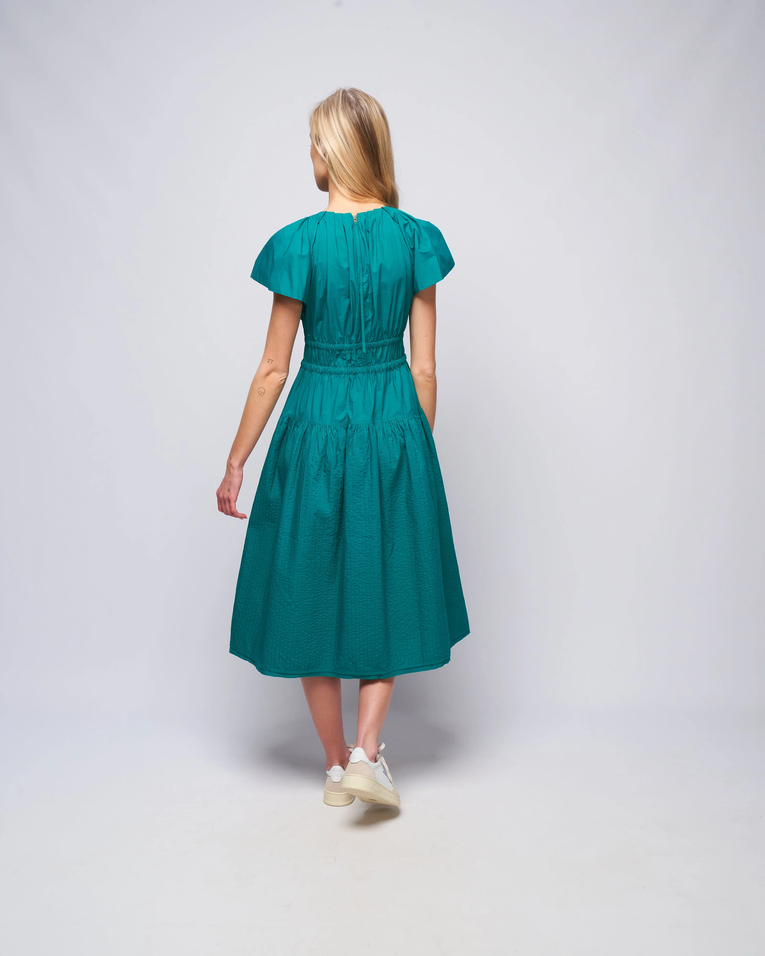 darlene dress - verdigris