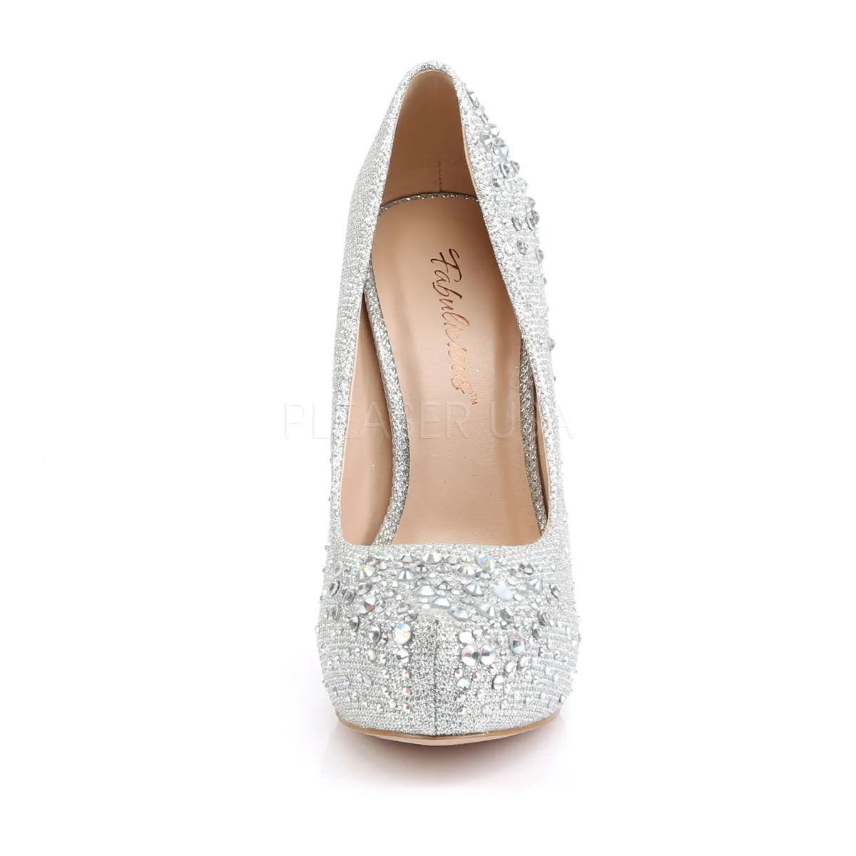 DESTINY-06R  Silver Glitter Mesh Fabric