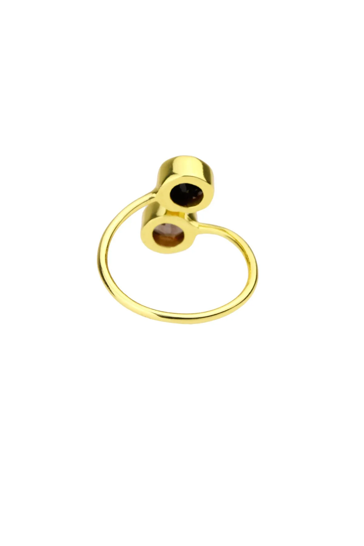 Double Gemstone Ring