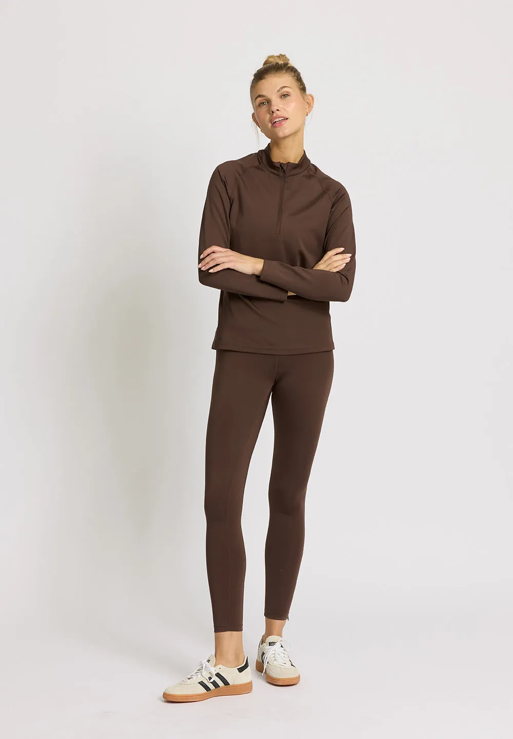 Elene tights zip - hot fudge