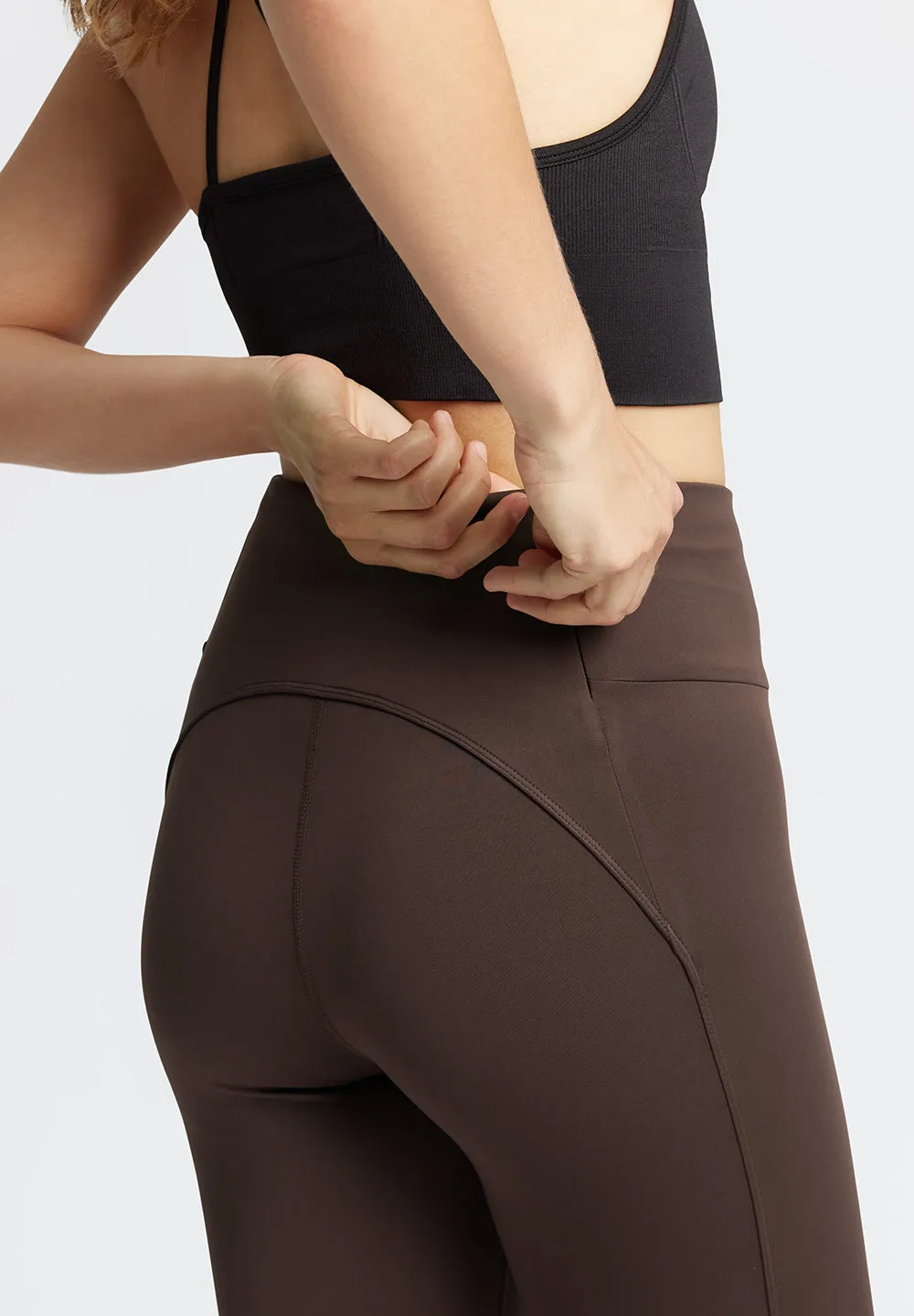 Elene tights zip - hot fudge