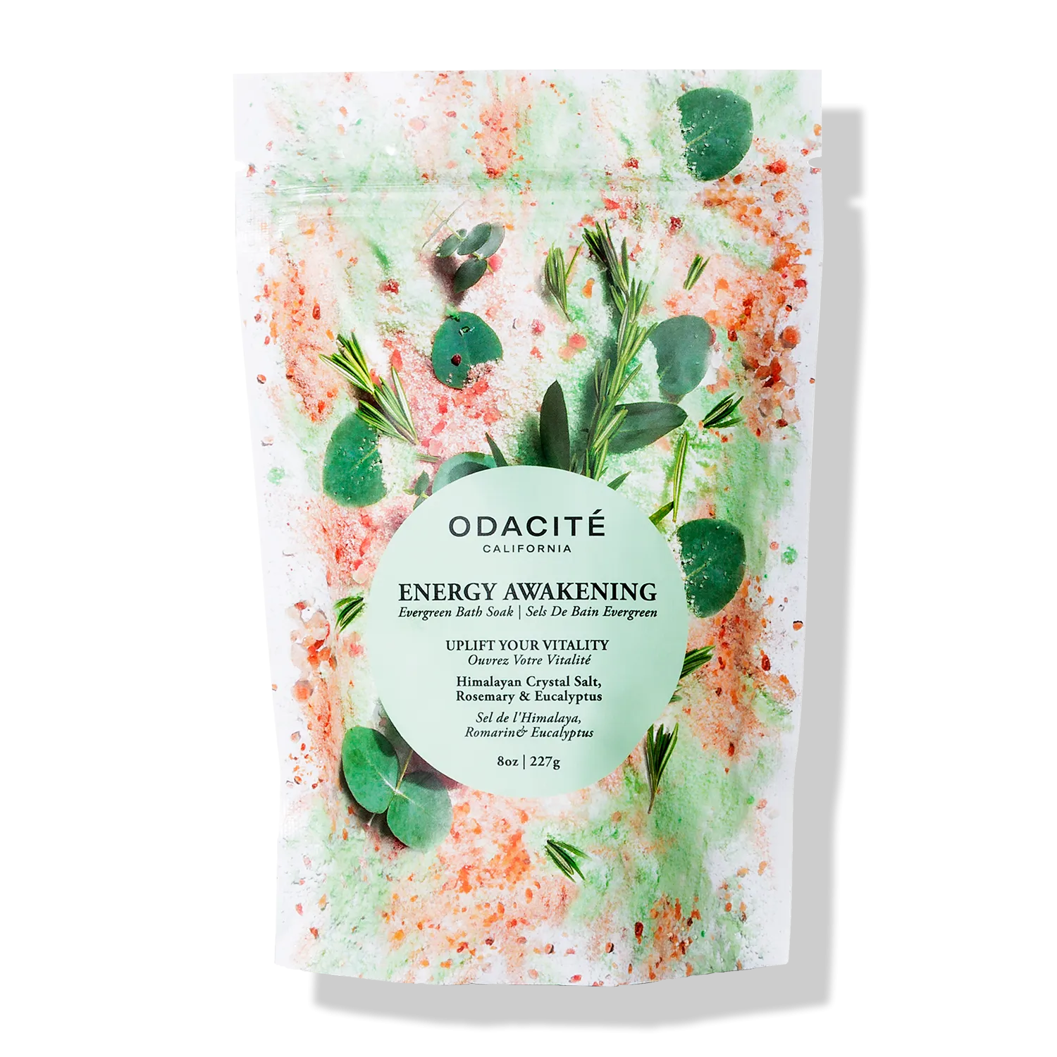 Energy Awakening • Himalayan Crystal Salt, Rosemary & Eucalyptus • Evergreen Bath Soak