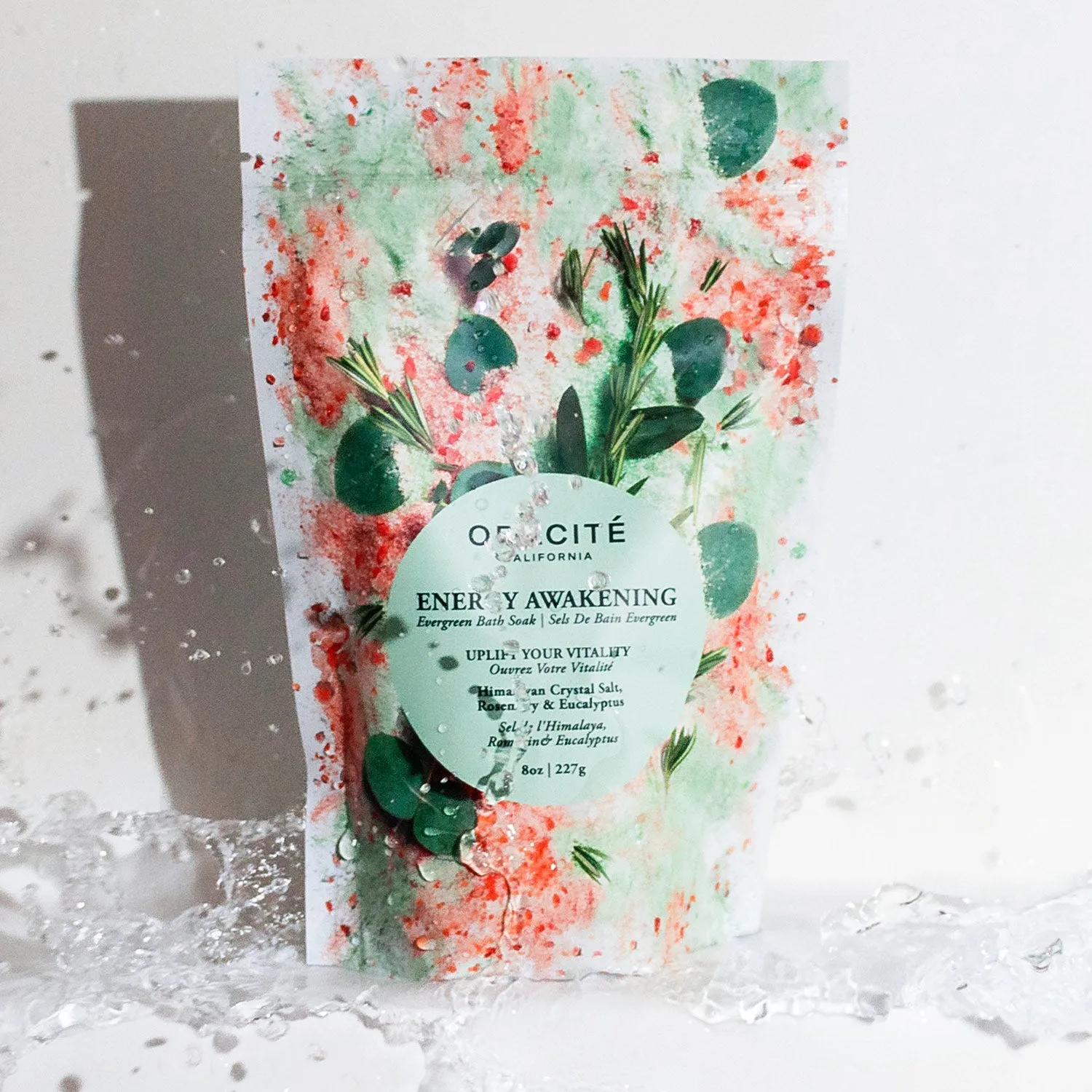 Energy Awakening • Himalayan Crystal Salt, Rosemary & Eucalyptus • Evergreen Bath Soak