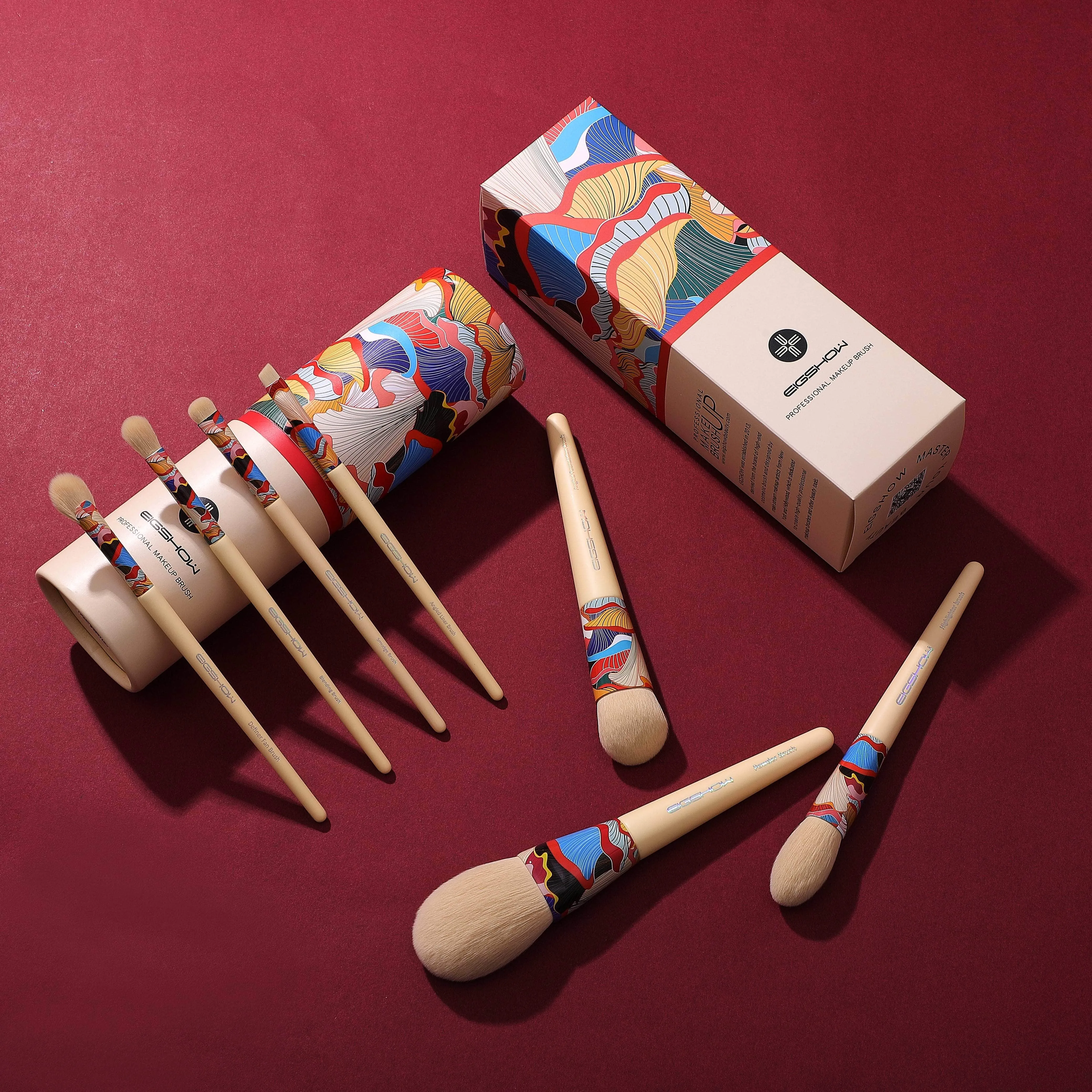 ESSENTIAL SERIES - 7 PCS YELLOW FRESHER BRUSH KIT WITH ECO CYLINDER - GIFT WRAP