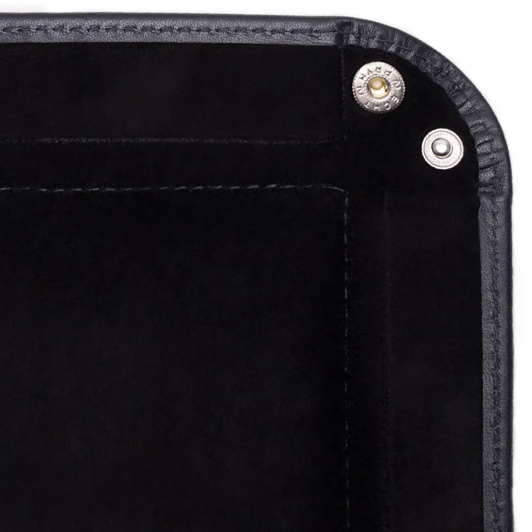 Ettinger Lifestyle Collection Leather Travel Trey Black