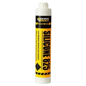 Everbuild Tecnic 825 LM Neutral Silicone Sealant- 380ml
