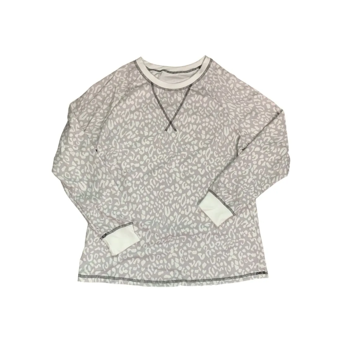 Everyday Leopard Print Top - Gray