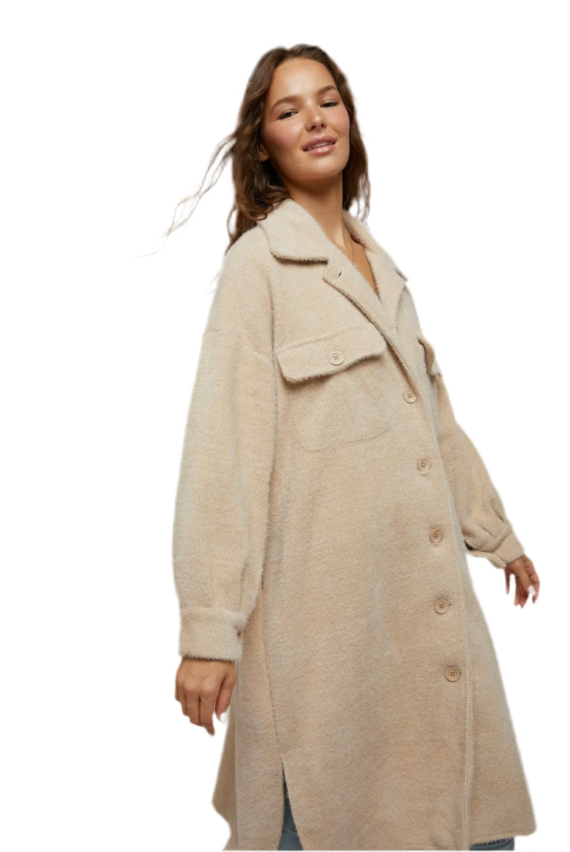 Extra warm Button Down Pocket Jacket