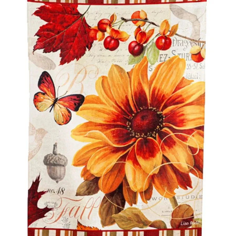 Fall in Love House Textured Suede Flag