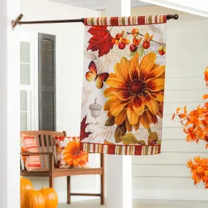 Fall in Love House Textured Suede Flag
