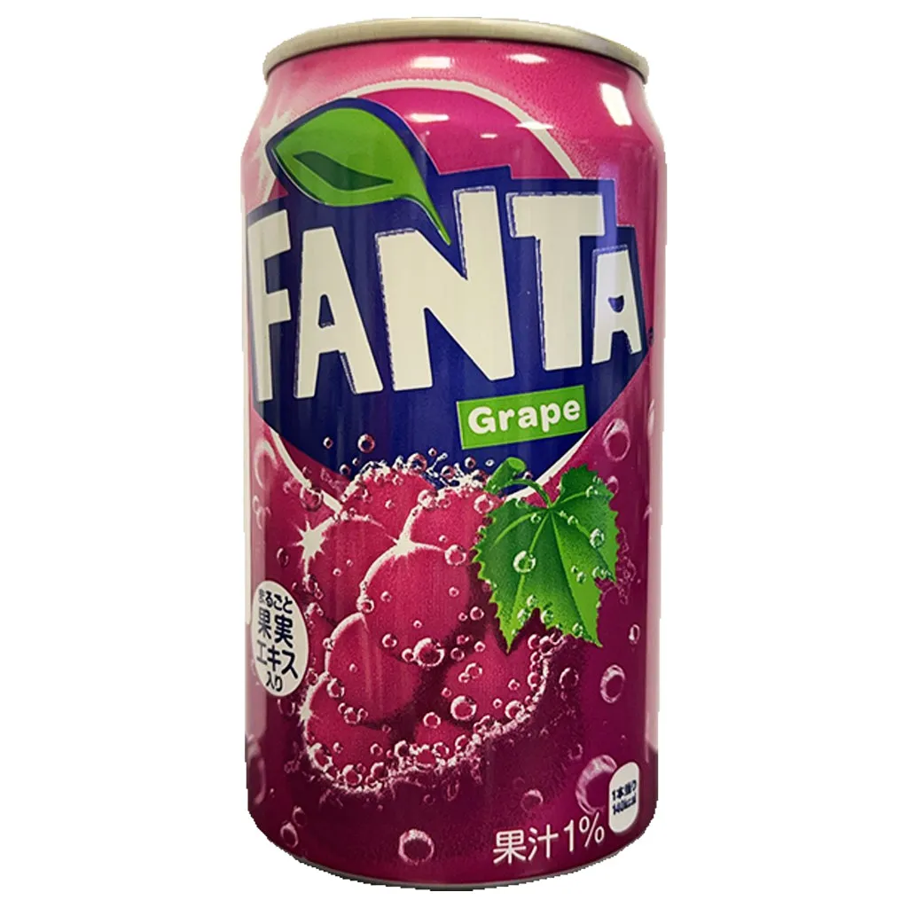 Fanta Grape Juice 350ml ~ 芬达葡萄汽水 350ml
