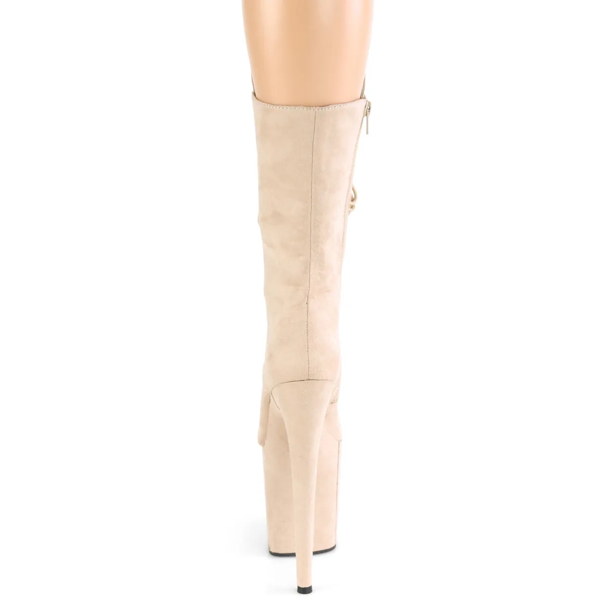 FLAMINGO-1050FS  Beige Faux Suede/Beige Faux Suede