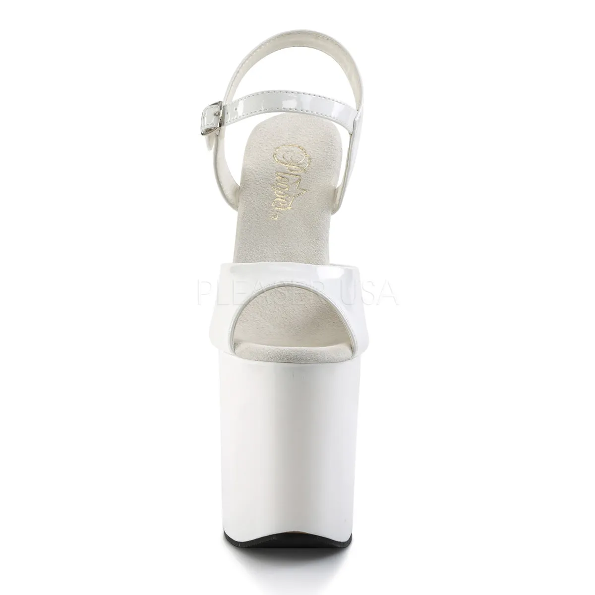 FLAMINGO-809  White Patent/White