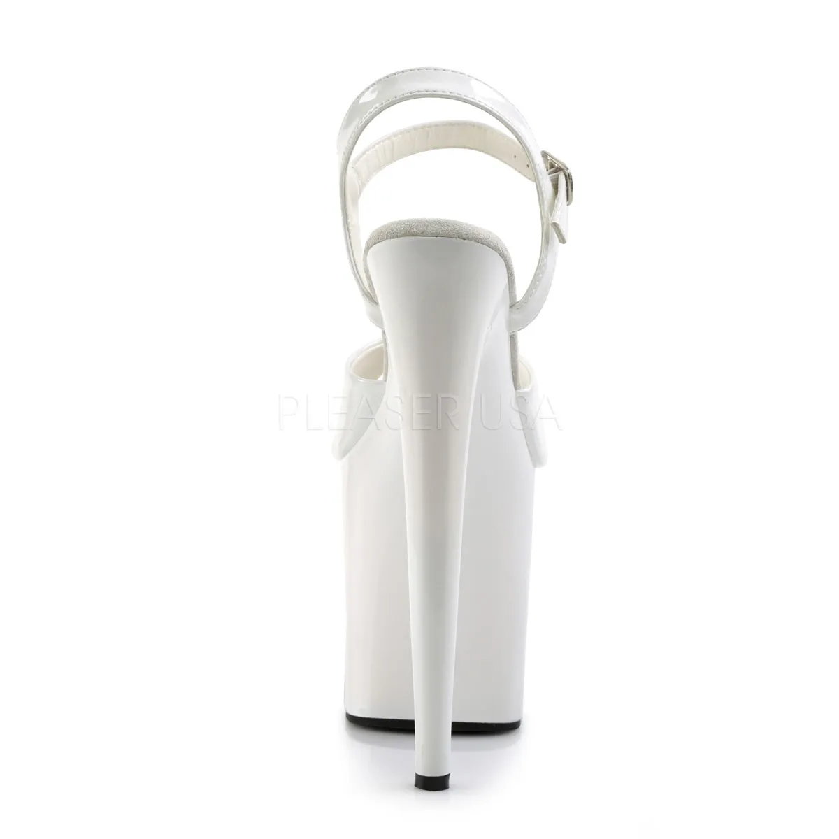 FLAMINGO-809  White Patent/White