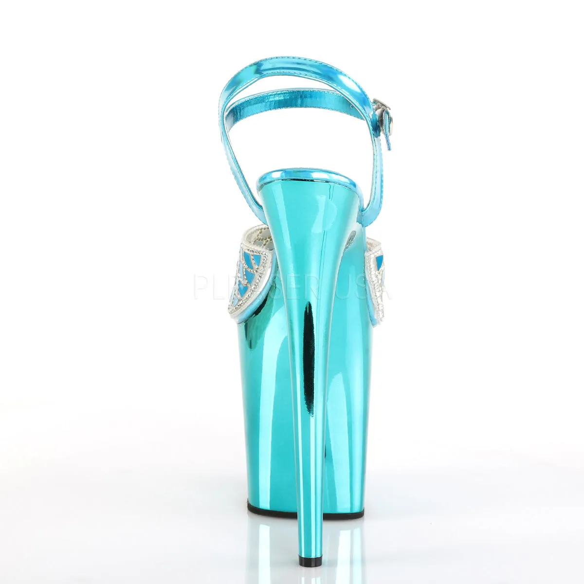 FLAMINGO-809MMRS  Turquoise Hologram/Turquoise Chrome