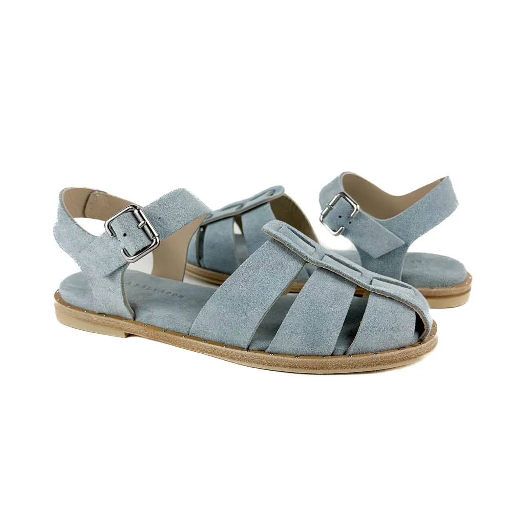 Freda Salvador - Sera Fisherman Sandal (Blue Suede)