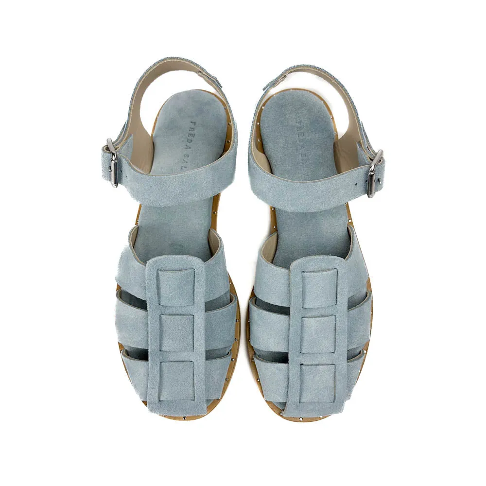 Freda Salvador - Sera Fisherman Sandal (Blue Suede)