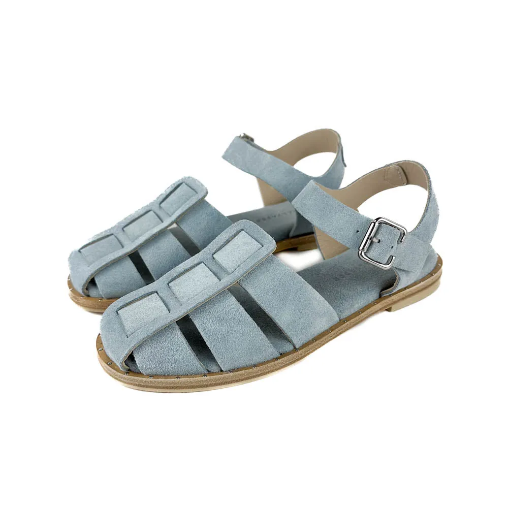 Freda Salvador - Sera Fisherman Sandal (Blue Suede)