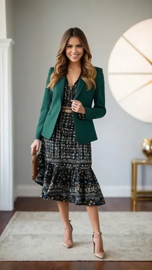 From Summer Chic to Autumn Classy – 19 Stylish Work Outfits for Women**  
**