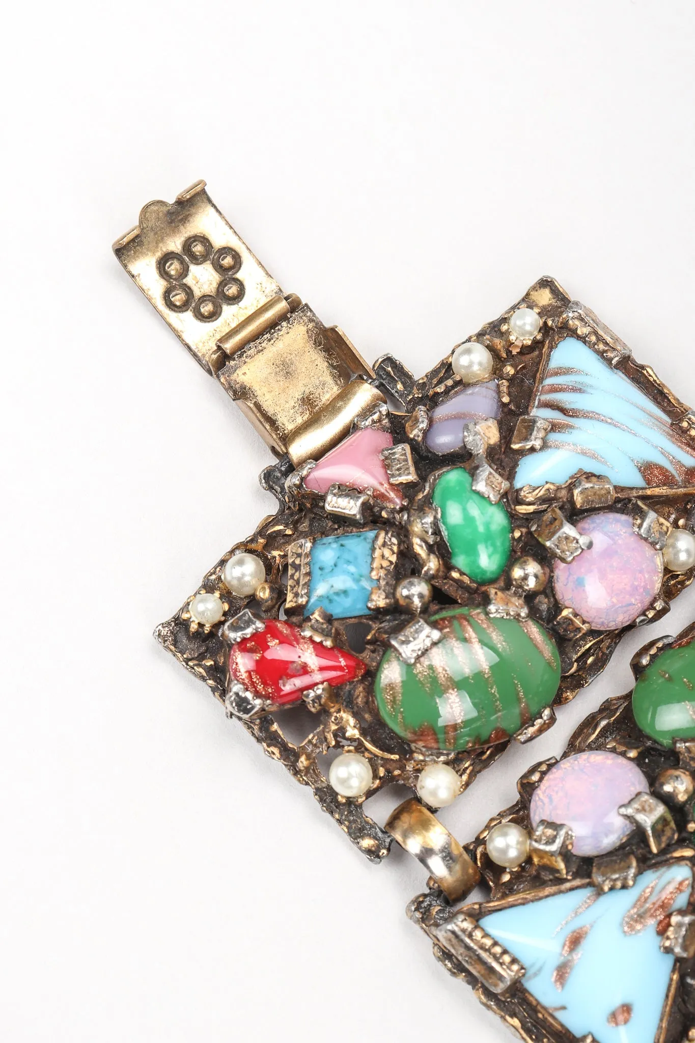 Gemstone Mosaic Bracelet