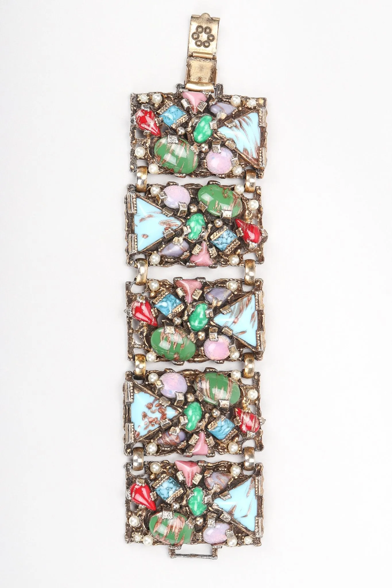 Gemstone Mosaic Bracelet
